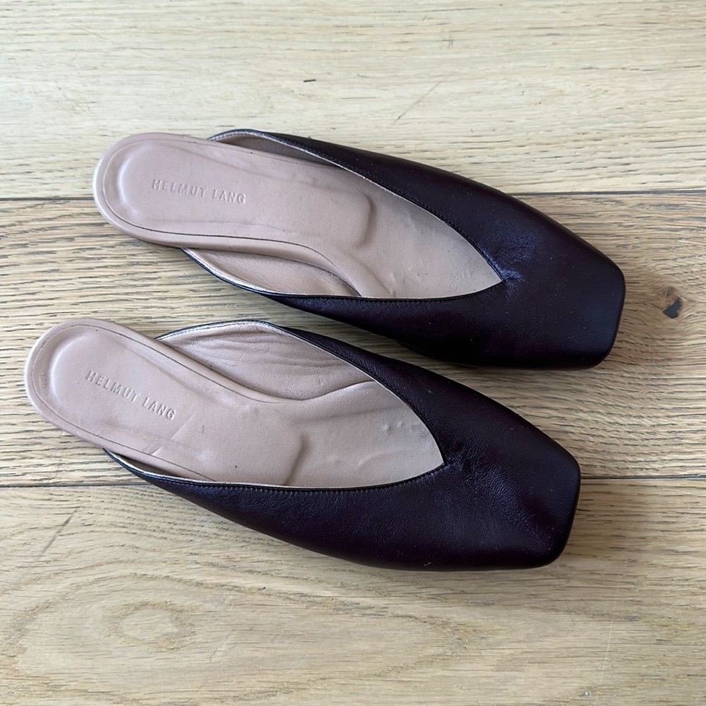 Helmut Lang Bellerina Flat Mule Slides